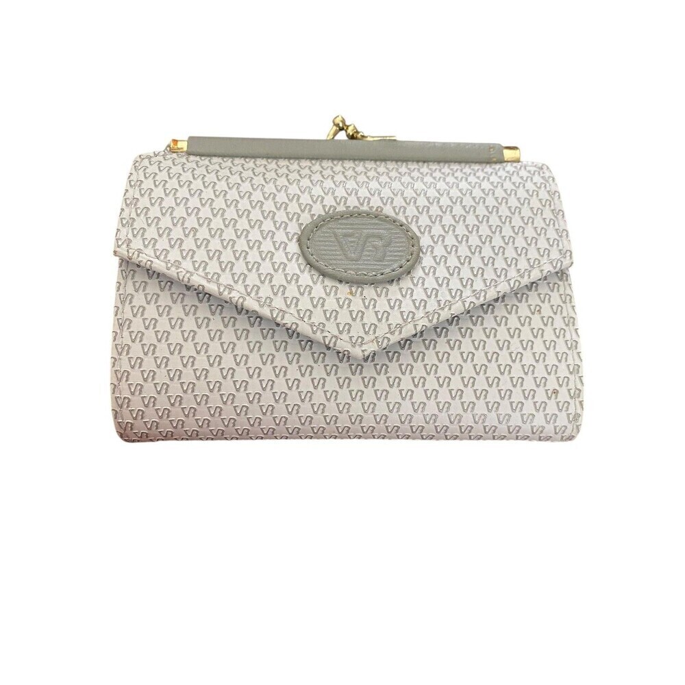 Bags Bazaar Wallet Womens One Size Gray Faux Leather Trifold Credit Card ID